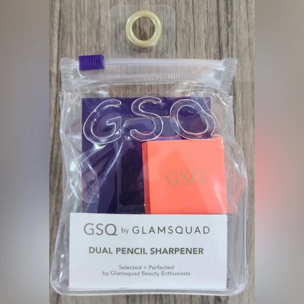 GSQ Dual Pencil Sharpener – Purple & Orange